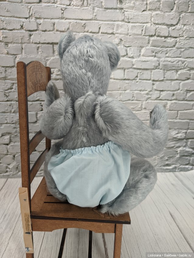 Мишка Малыш от Georgette Zlomke.38 см. Мохер (фото 9)