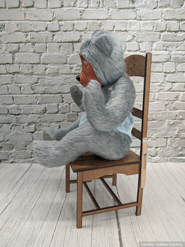 Мишка Малыш от Georgette Zlomke.38 см. Мохер (фото 3)