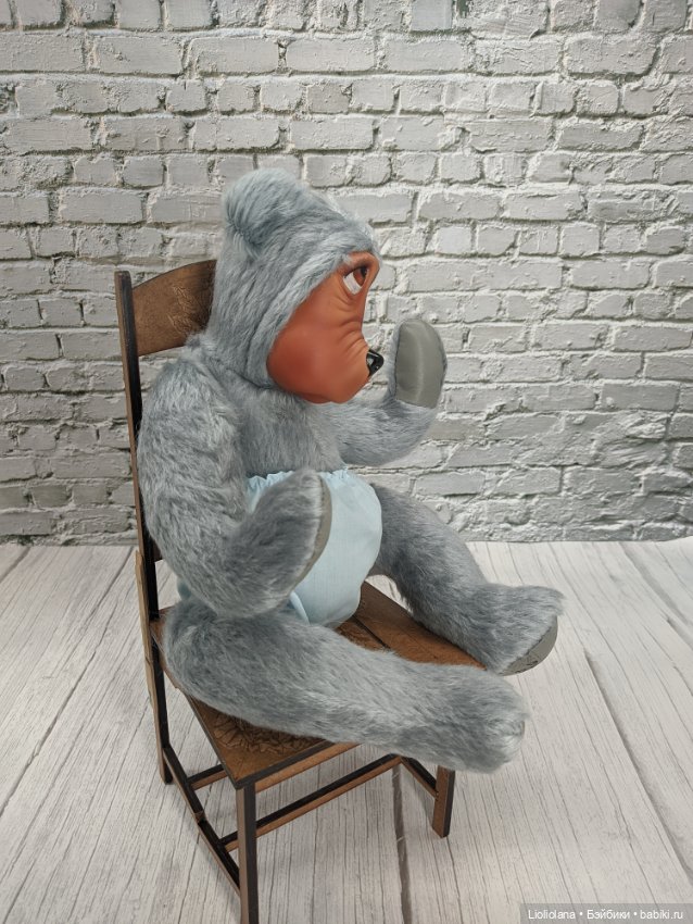 Мишка Малыш от Georgette Zlomke.38 см. Мохер (фото 6)