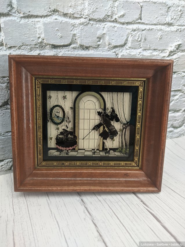 Диорама "Первый урок танцев". Аксессуар для фото (фото 2)