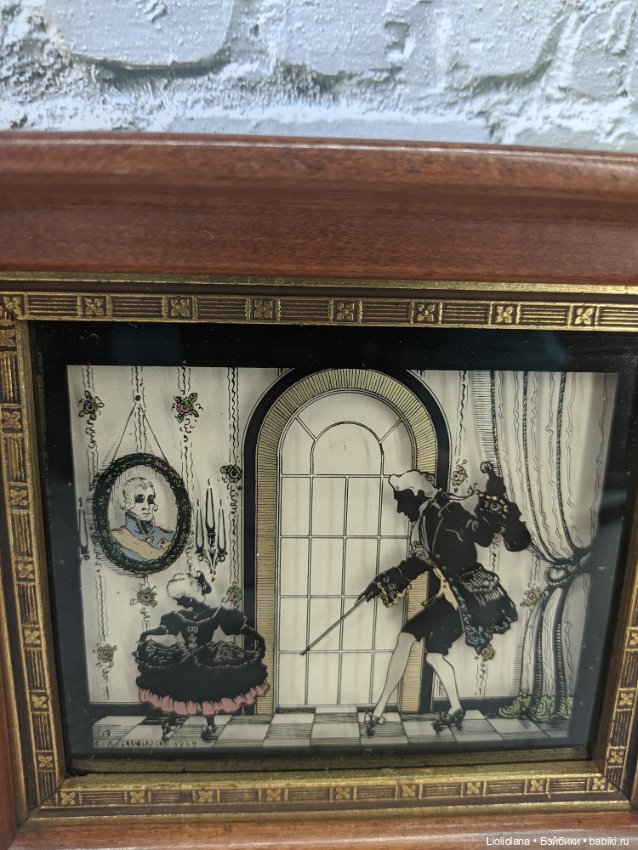 Диорама "Первый урок танцев". Аксессуар для фото (фото 3)