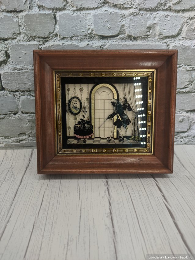 Диорама "Первый урок танцев". Аксессуар для фото