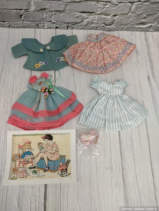 Авторский аутфит от Chris Miller. Для кукол 20 см. Винтаж