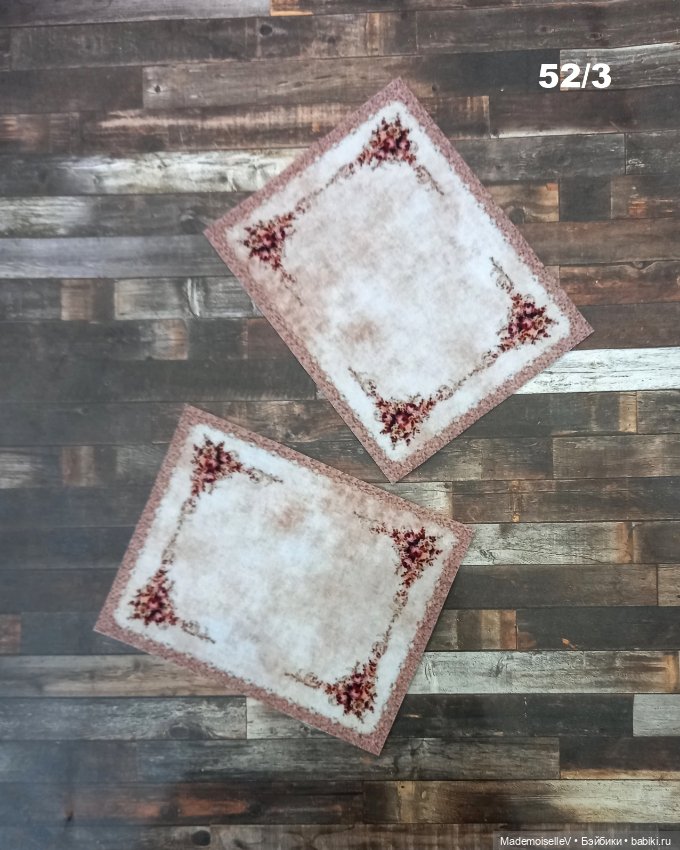 Коллекция ковров и подушек "Нежность" в бежевом цвете № 52 (фото 4)