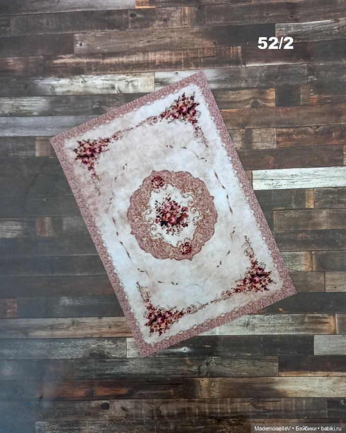 Коллекция ковров и подушек "Нежность" в бежевом цвете № 52 (фото 3)