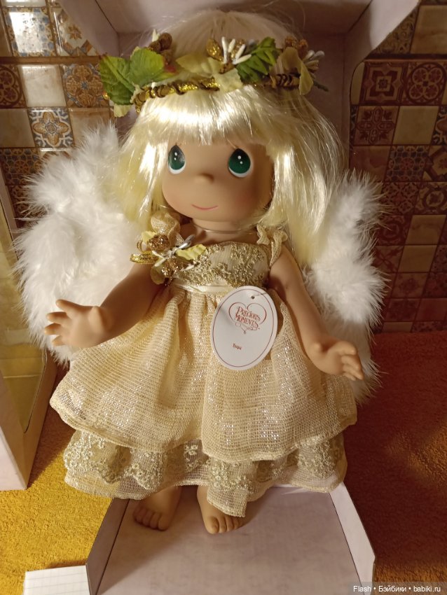 Драгоценные моменты от Линды Рик девочка ангелочек к Рождеству