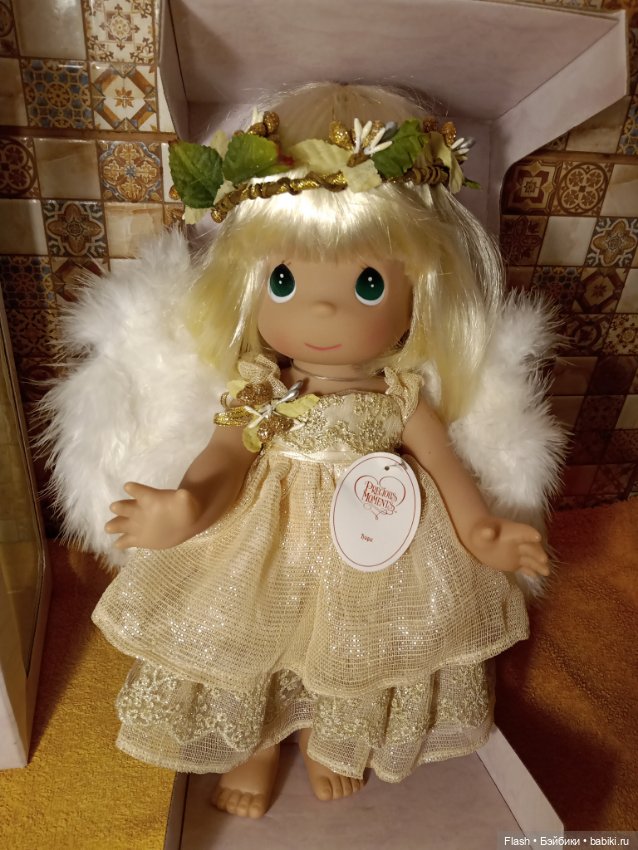 Драгоценные моменты от Линды Рик девочка ангелочек к Рождеству (фото 6)