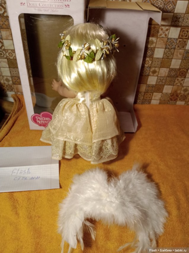 Драгоценные моменты от Линды Рик девочка ангелочек к Рождеству (фото 9)