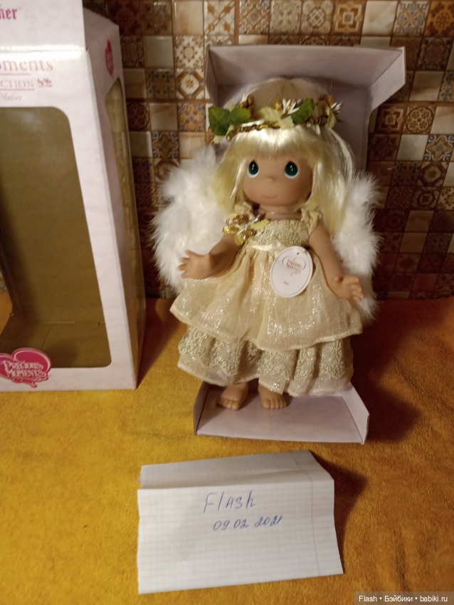 Драгоценные моменты от Линды Рик девочка ангелочек к Рождеству (фото 7)