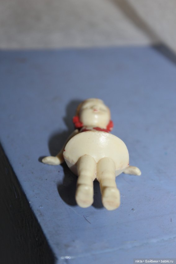 Игрушка СССР. Куколка колкий пластик (фото 5)