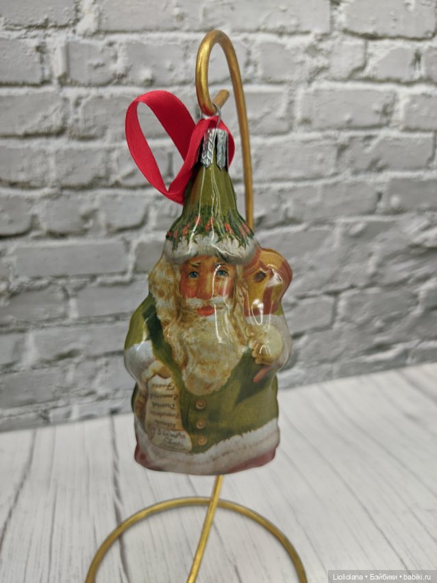 Металлические ёлочные игрушки от Thomas Pacconi. 9-14 см