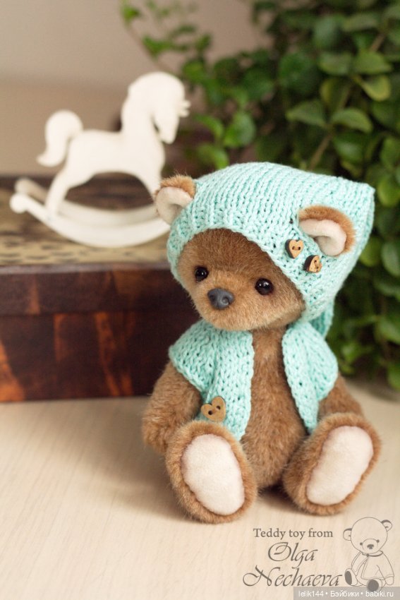 Тедди мишка Тео. (17 см.) (фото 5)