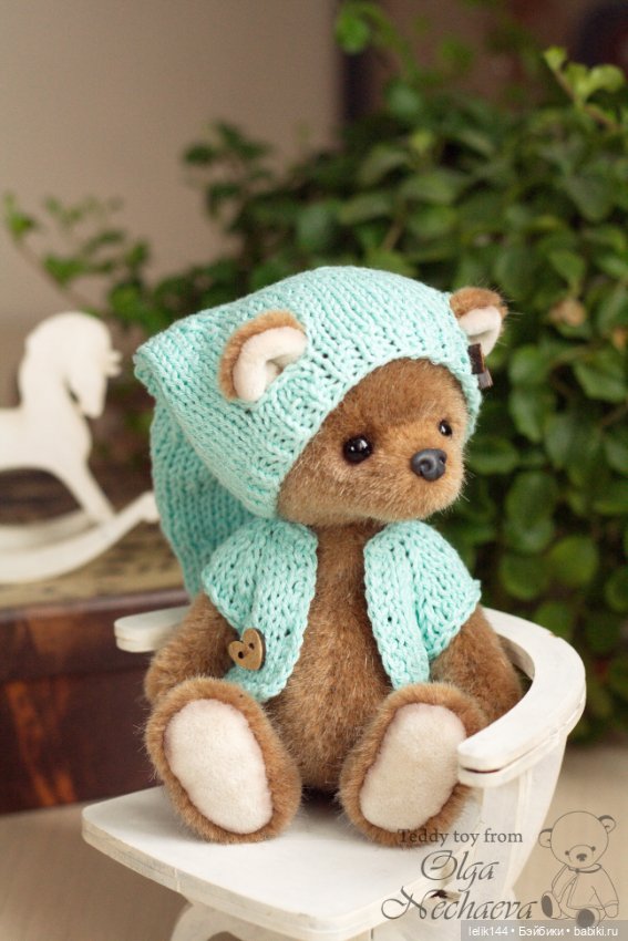 Тедди мишка Тео. (17 см.) (фото 4)