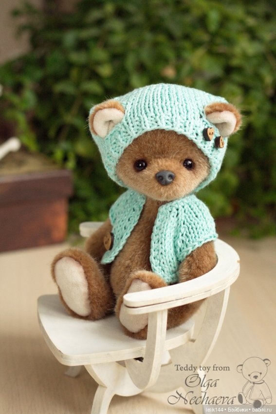 Тедди мишка Тео. (17 см.) (фото 3)