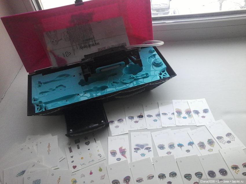 Гроб - принтер для кукол Монстр хай с наклейками (фото 3)