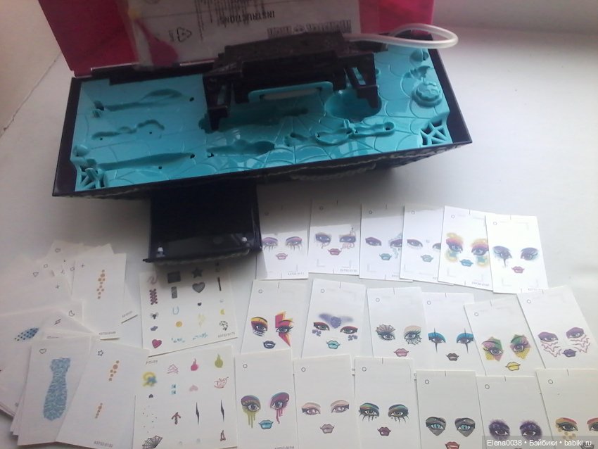 Гроб - принтер для кукол Монстр хай с наклейками (фото 2)