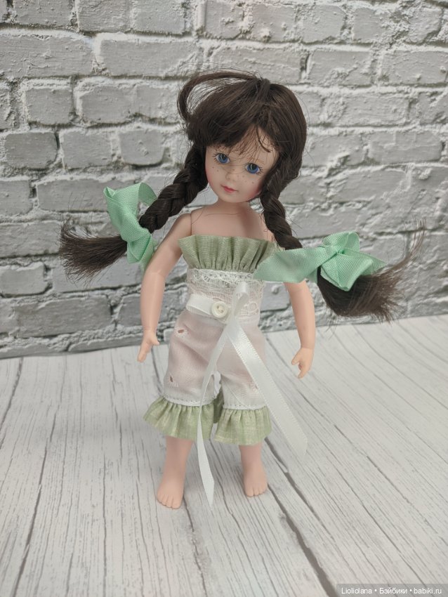 Винтажный авторский аутфит от Chris Miller. Винни Пух. Для кукол 20 см (фото 3)