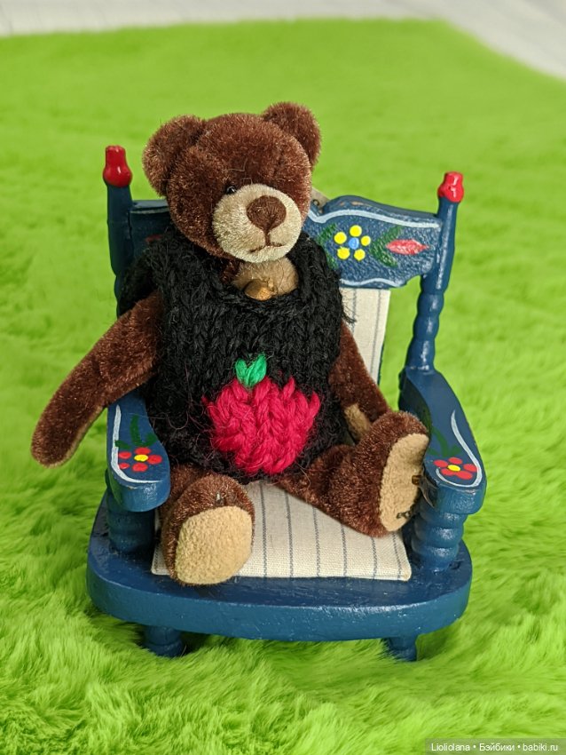 Мишка Бруно от Ganz. 8 см (фото 2)