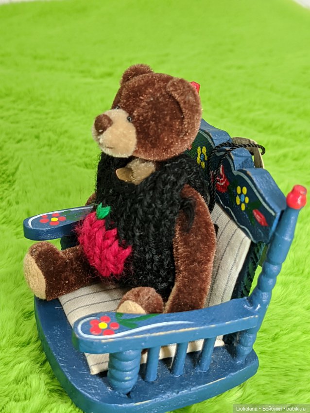 Мишка Бруно от Ganz. 8 см (фото 4)