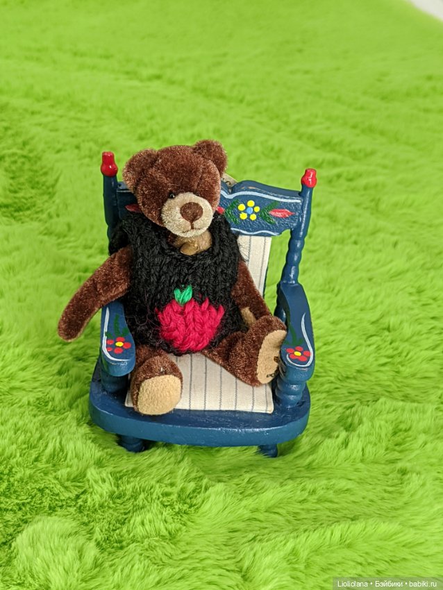 Мишка Бруно от Ganz. 8 см