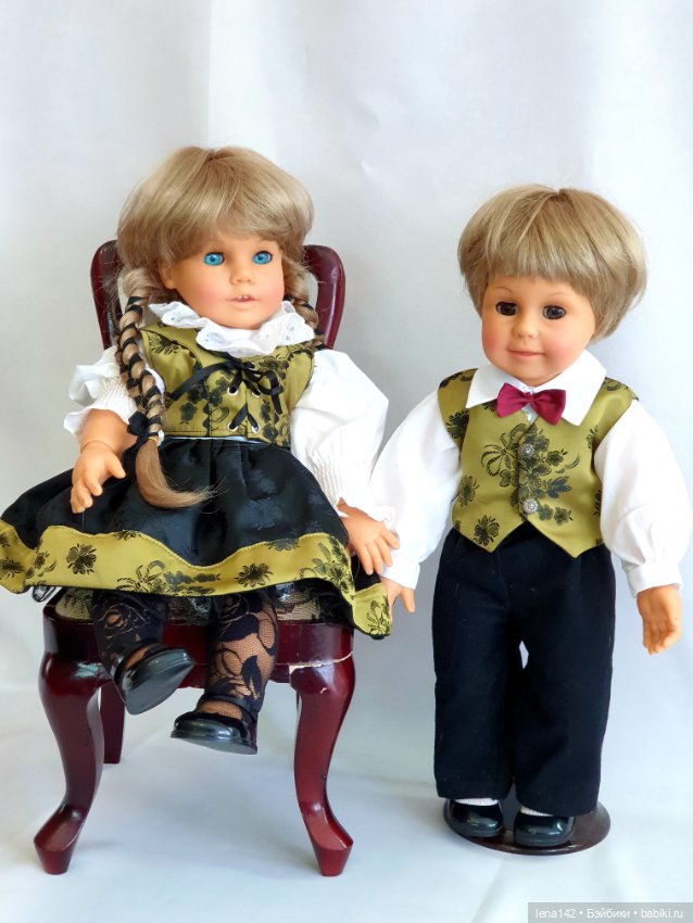 Сладкая парочка. Куколки на шарнирном теле (фото 8)