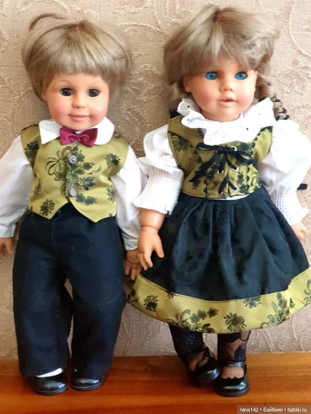 Сладкая парочка. Куколки на шарнирном теле (фото 9)