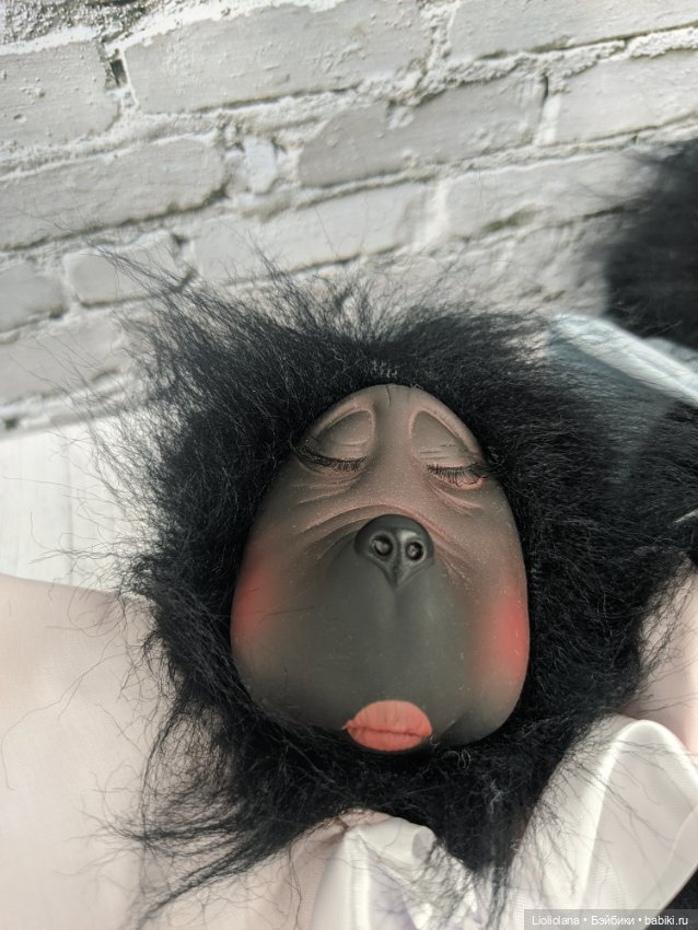 Мишка Бэби в голубом от Georgette Zlomke. 38 см (фото 5)