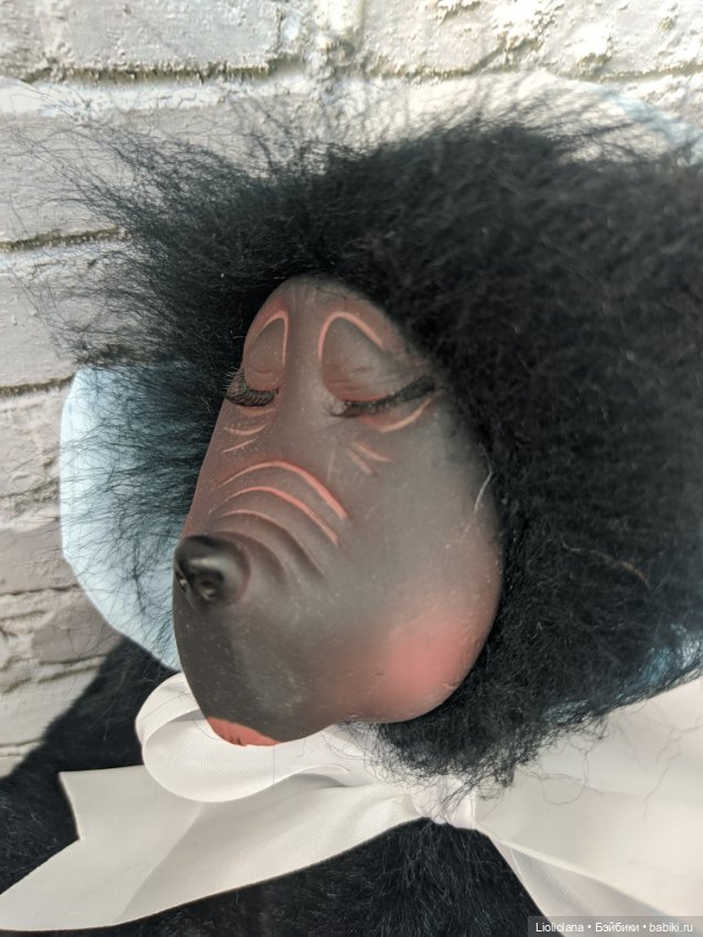 Мишка Бэби в голубом от Georgette Zlomke. 38 см (фото 3)