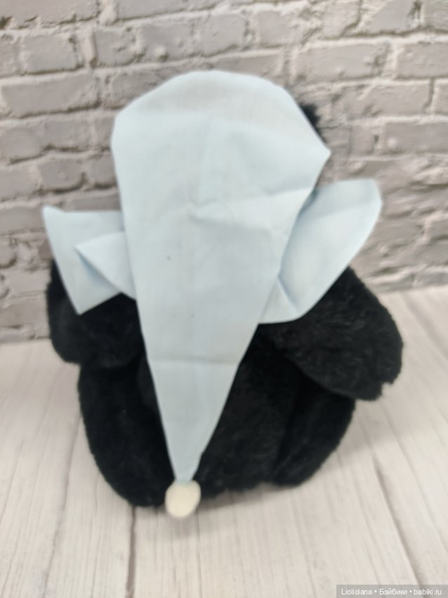 Мишка Бэби в голубом от Georgette Zlomke. 38 см (фото 6)