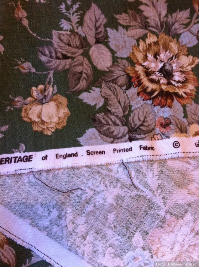 Винтажная ткань Англия — Другое для антикварных кукол (фото 3)