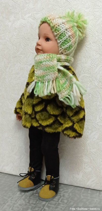 Комплект с шубкой для кукол Готц (фото 2)