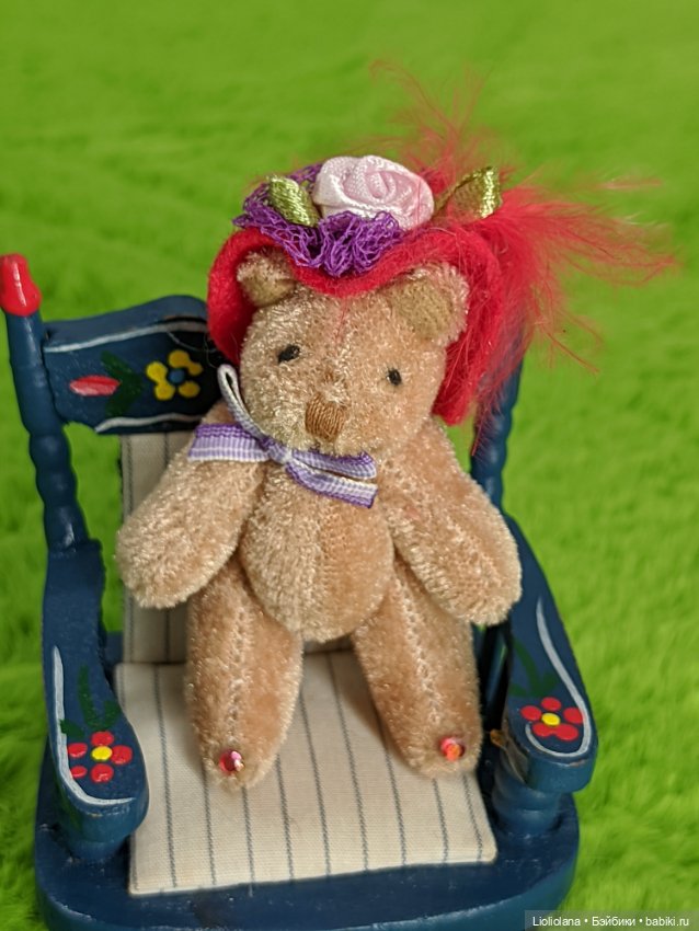 Мишка в шляпке от Boyds Bears Co. 6 см (фото 5)