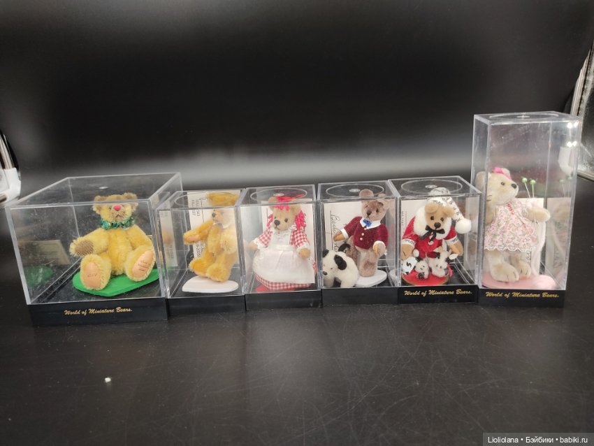 Мишка в шляпке от Boyds Bears Co. 6 см