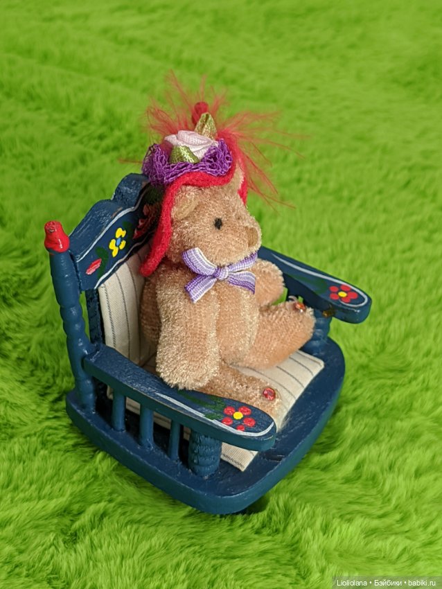 Мишка в шляпке от Boyds Bears Co. 6 см (фото 3)