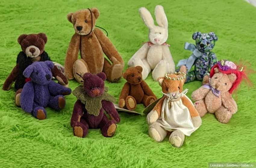 Мишка в шляпке от Boyds Bears Co. 6 см (фото 8)