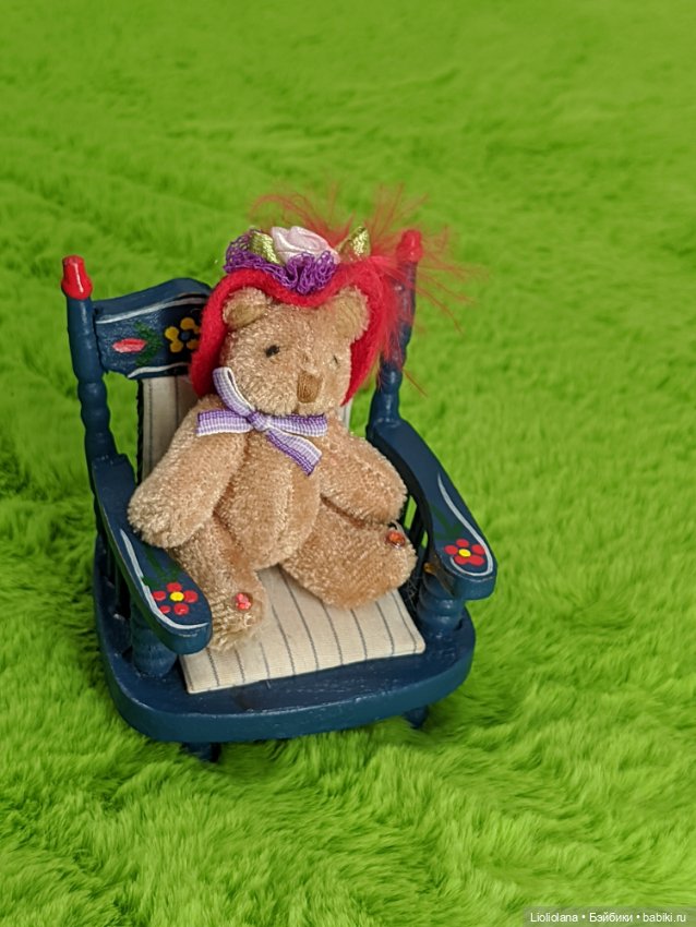 Мишка в шляпке от Boyds Bears Co. 6 см