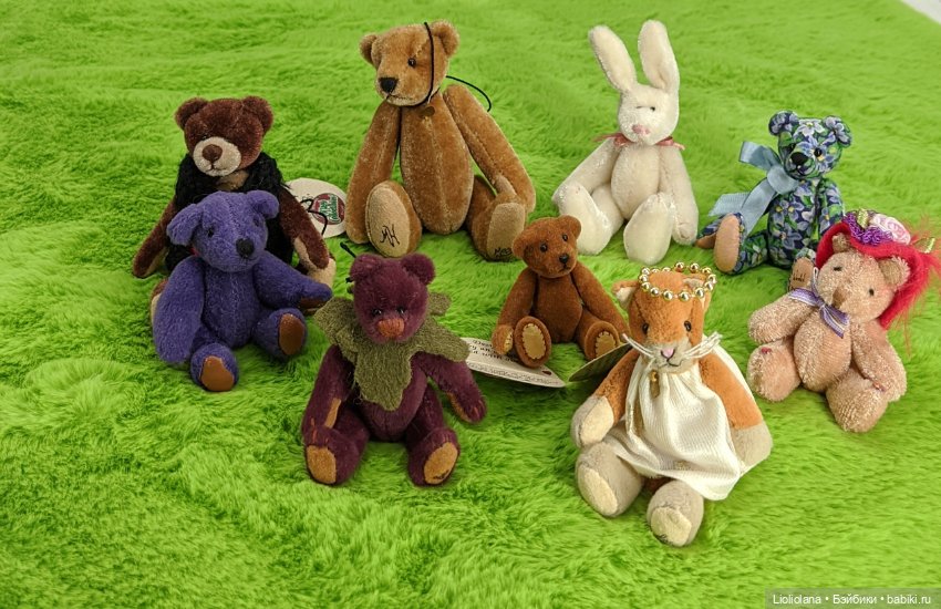 Мишка в шляпке от Boyds Bears Co. 6 см (фото 9)