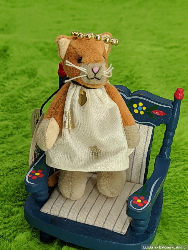 Котик-ангел Благотворительность(Charity) от Ganz. 7 см. Винтаж (фото 6)