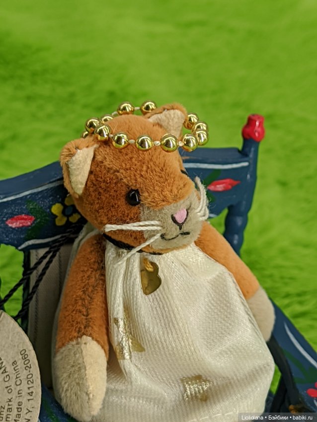 Котик-ангел Благотворительность(Charity) от Ganz. 7 см. Винтаж (фото 4)