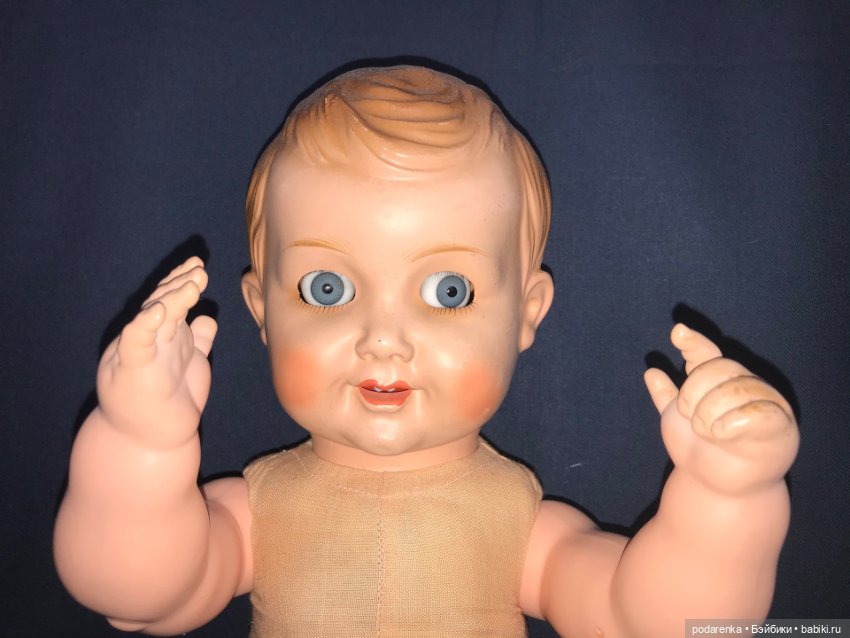 Старенький пупс моряк — Антикварные куклы (фото 7)