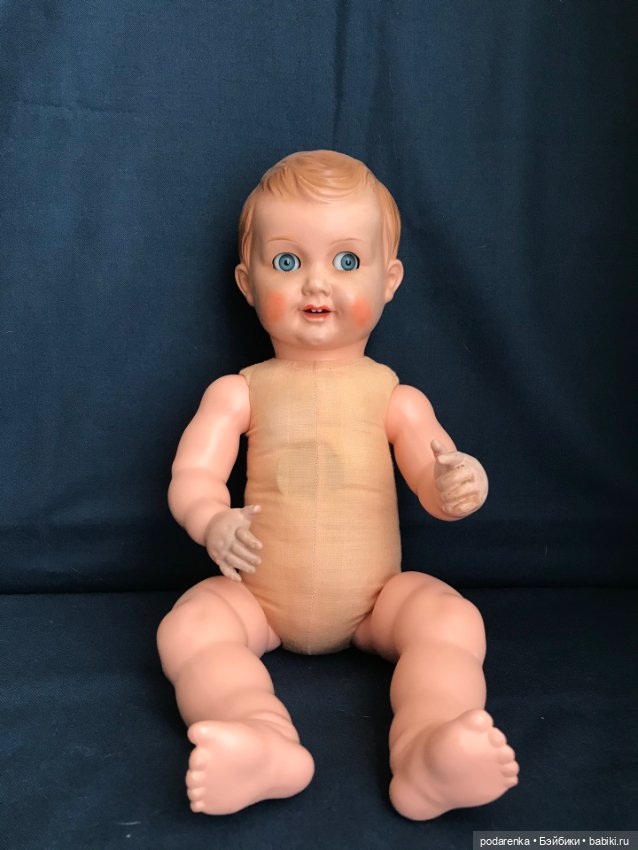 Старенький пупс моряк — Антикварные куклы (фото 6)