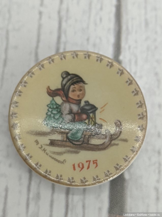 Миниатюра. Тарелочки Hummel. 1971-76 гг. 2,2 см (фото 3)