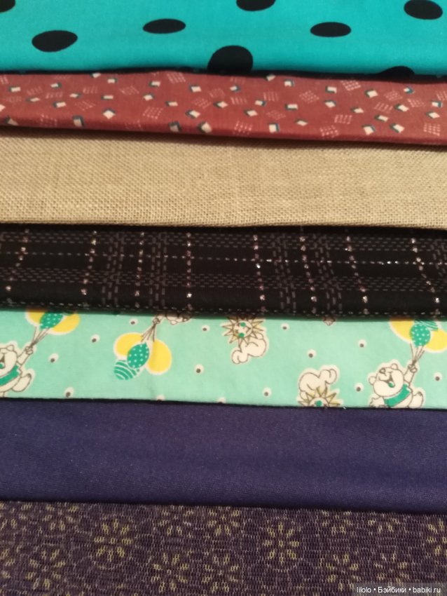 1 кг кукольного лоскута — Аксессуары для кукол (фото 10)