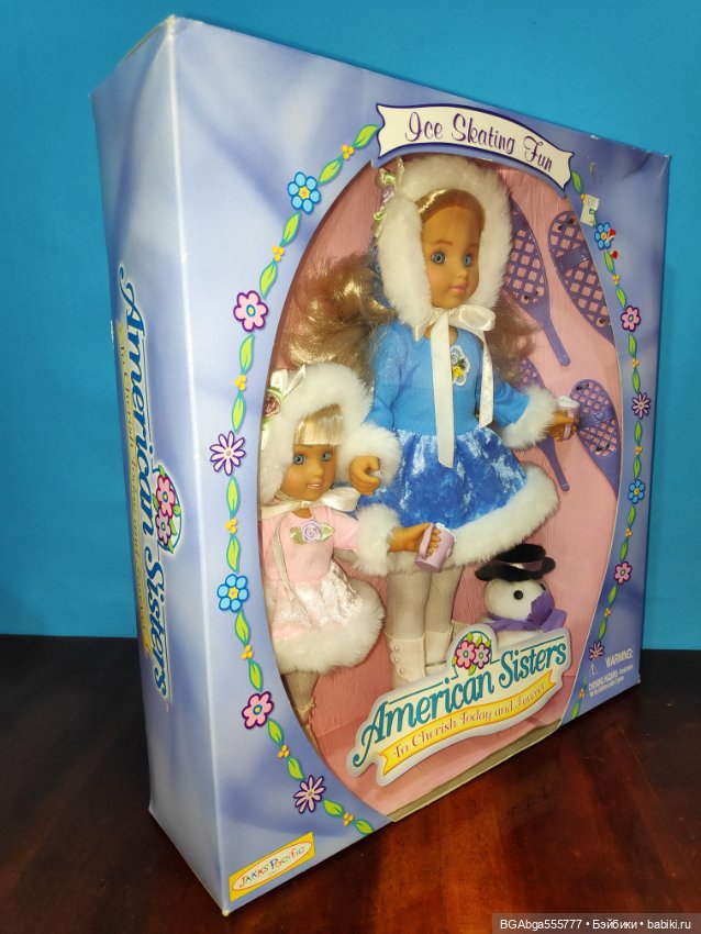 Куклы для фигурного катания American Sisters 12 и 8 дюймов (фото 3)