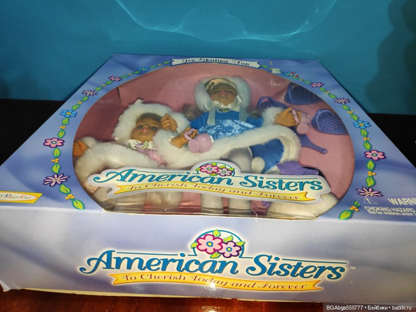 Куклы для фигурного катания American Sisters 12 и 8 дюймов (фото 4)