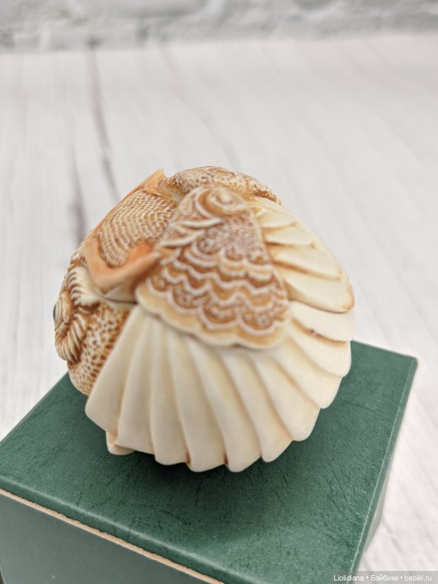 Шкатулка Сова Мостель от Harmony Kingdom. 4 см (фото 5)