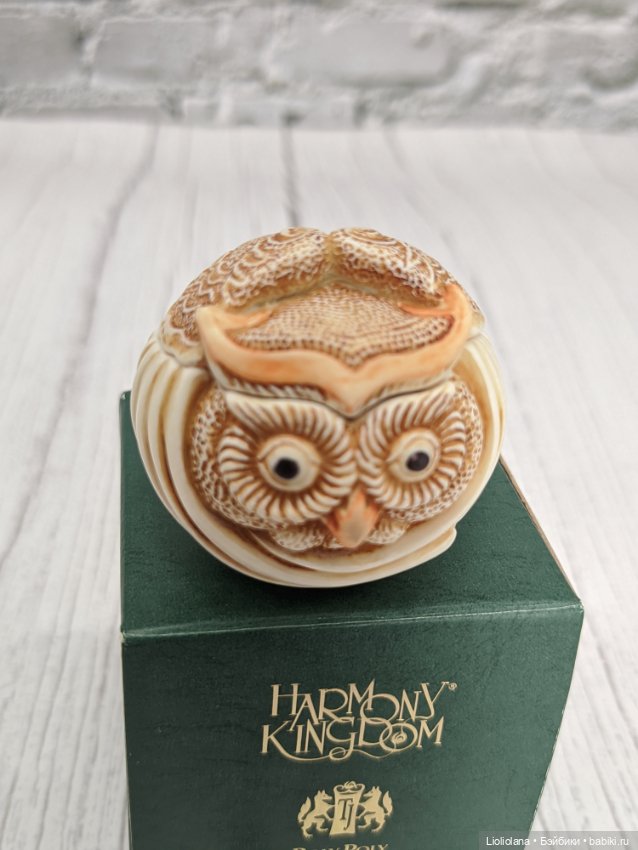 Шкатулка Сова Мостель от Harmony Kingdom. 4 см (фото 2)