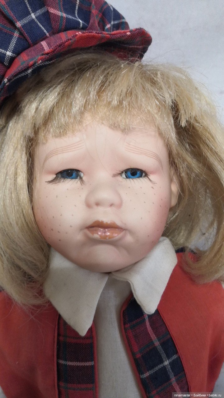 Винтажный фарфоровый мальчик (фото 10)