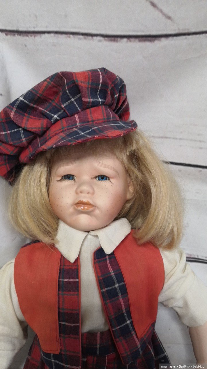 Винтажный фарфоровый мальчик (фото 9)