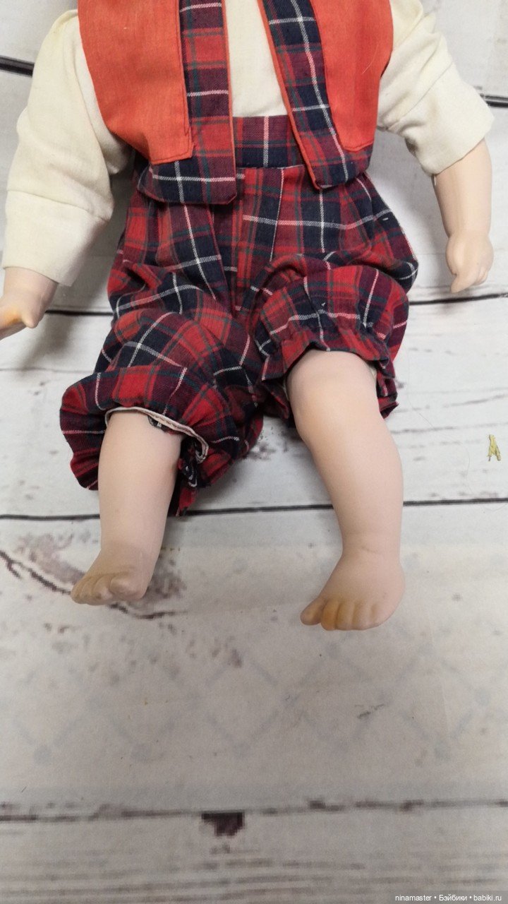 Винтажный фарфоровый мальчик (фото 7)